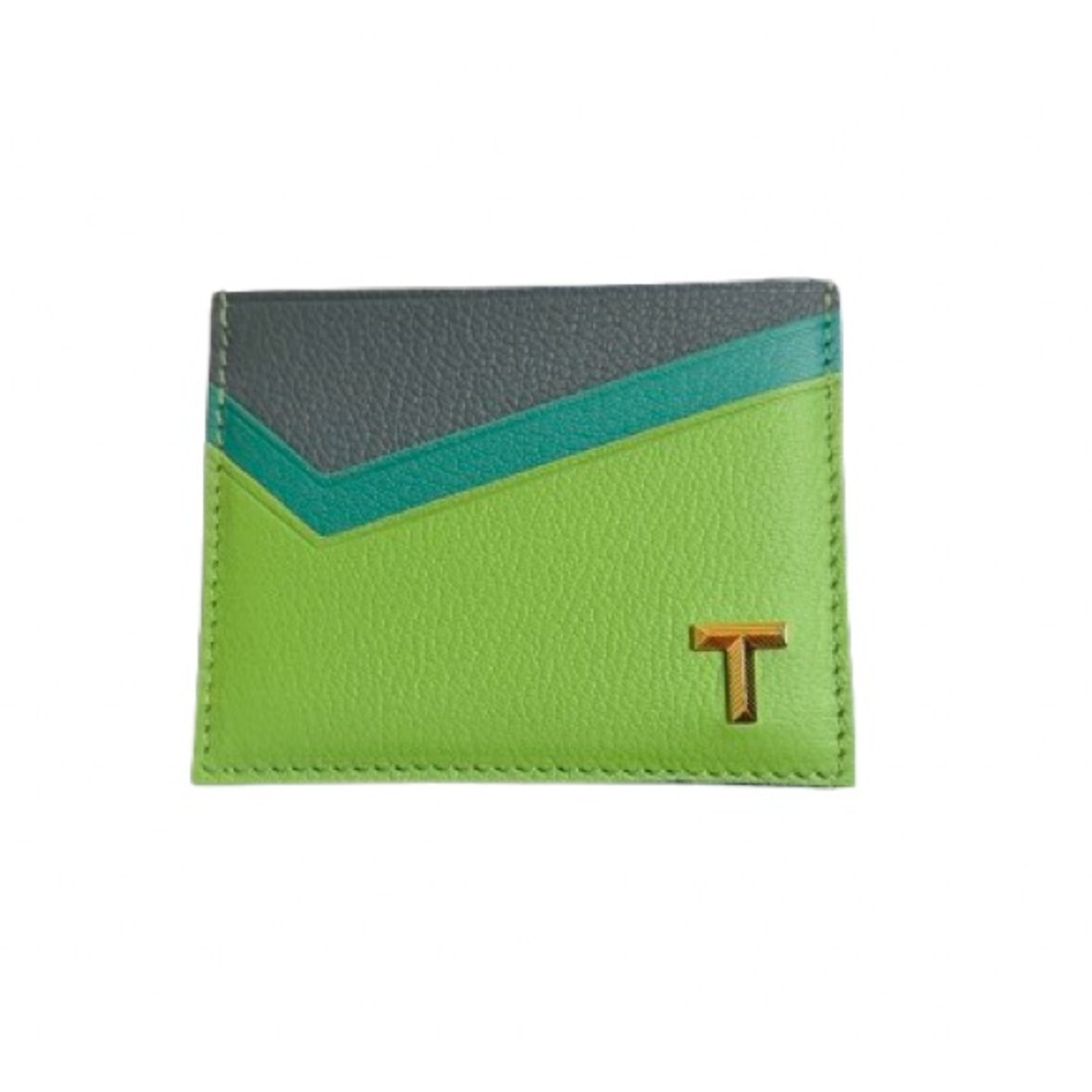 Tiffany & Co. Tri Green Card Holder Brand New